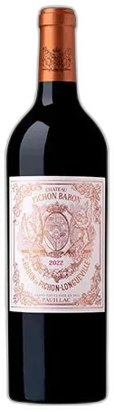 photo du vin Château Pichon-Baron Baron de Pichon Longueville 2022