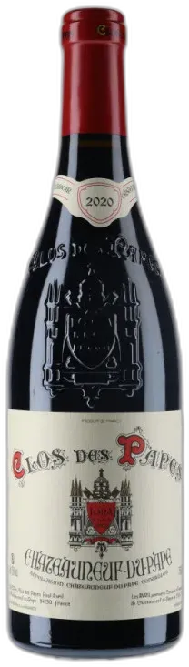 photo du vin Paul Avril Châteauneuf du Pape Clos des Papes 2020