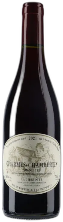 photo du vin la Gibryotte Claude Dugat Charmes Chambertin Grand Cru 2021