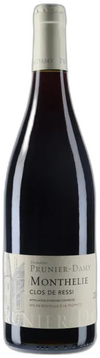 vue du vin Domaine Prunier-Damy Monthelie "Clos de Ressi" 2019
