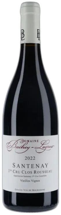 illustration du vin Domaine Bachey-Legros Santenay 1er Cru "Clos Rousseau" Vieilles Vignes 2022