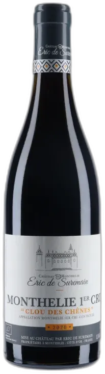 photo du vin Château de Monthélie Monthélie 1er Cru "Clou des Chênes" 2020