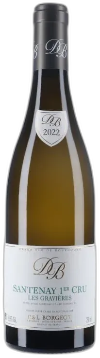 photo du vin Domaine Borgeot Santenay 1er Cru les Gravières Blanc 2022