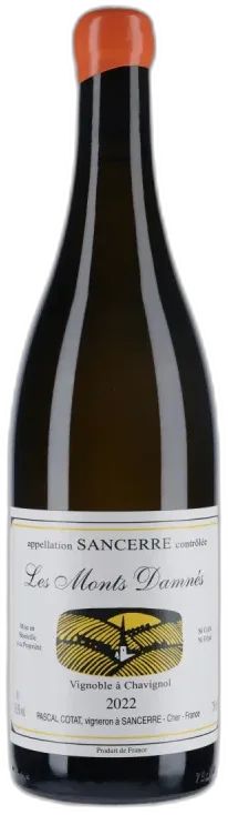 vue du vin Pascal Cotat Sancerre "les Monts Damnés" 2022