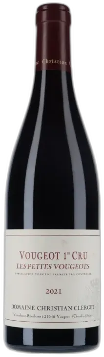 image du vin Domaine Christian Clerget Vougeot 1er Cru les Petits Vougeots 2021
