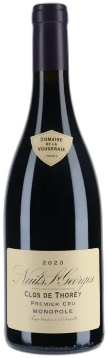 photo du vin Domaine de la Vougeraie Nuits Saint Georges Clos de Thorey 1er Cru Monopole 2020