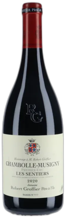 photo du vin Domaine Robert Groffier Père & Fils Chambolle-Musigny 1er Cru les Sentiers 2020