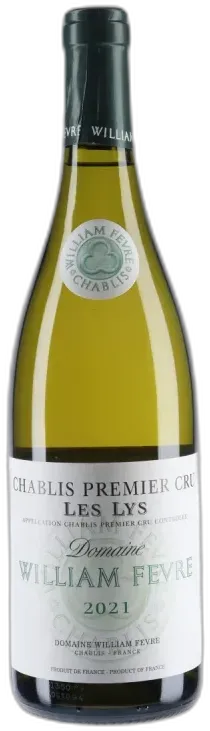 vue du vin Domaine William Fèvre Chablis 1er Cru "les Lys" 2021