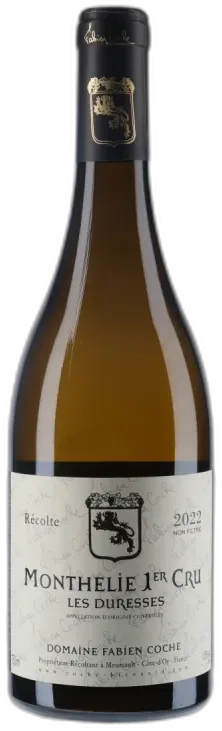 photo du vin Domaine Fabien Coche Monthelie 1er Cru "les Duresses" Blanc 2022