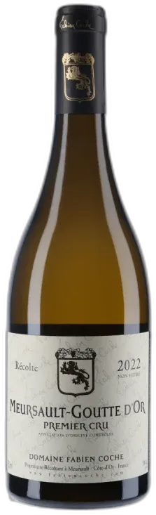 image du vin Domaine Fabien Coche Meursault 1er Cru "Goutte d'or" 2022