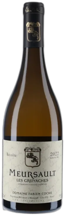 photos du vin Domaine Fabien Coche Meursault "les Gruyaches" 2022