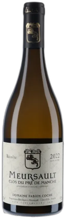 image du vin Domaine Fabien Coche Meursault "Clos du Pré de Manche" 2022
