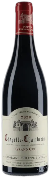 photo du vin Domaine Philippe Livera Chapelle Chambertin Grand Cru 2020