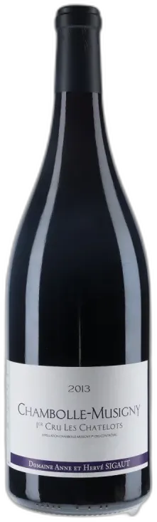 capture du vin Domaine Sigaut Chambolle-Musigny 1er Cru "les Chatelots" 2013 Magnum