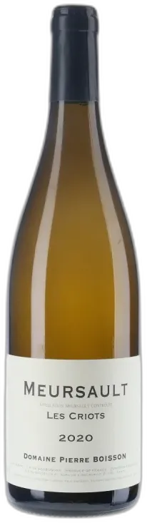image du vin Pierre Boisson Meursault les Criots 2020
