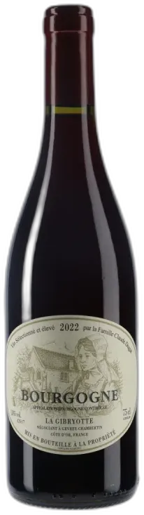 image du vin la Gibryotte Claude Dugat Bourgogne Rouge 2022