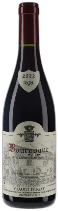 photos du vin Dugat Claude Bourgogne Pinot Noir 2022
