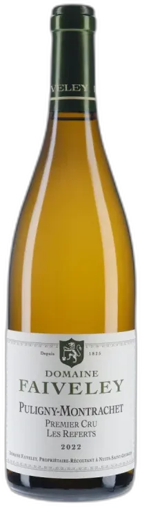 capture du vin Domaine Faiveley Puligny-Montrachet 1er Cru "les Referts" 2022