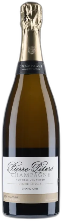 photo du vin Champagne Pierre Peters "l'Esprit de 2018" Brut Blanc de Blancs 2018