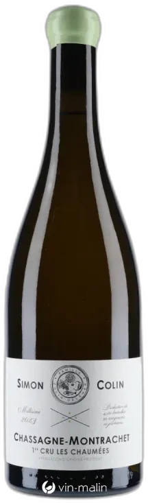 photo du vin Domaine Simon Colin Chassagne-Montrachet 1er Cru les Chaumées 2023