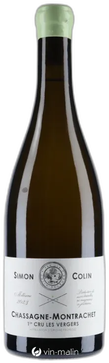 photo du vin Domaine Simon Colin Chassagne-Montrachet 1er Cru les Vergers 2023