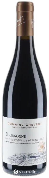 photo du vin Domaine Chevrot Bourgogne Hautes-Côtes de Beaune Rouge 2022