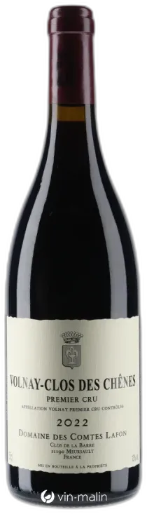 vue du vin Domaine des Comtes Lafon Volnay 1er Cru "Clos des Chênes" 2022
