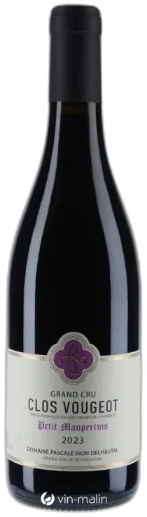 aperçu du vin Pascale Rion-Delhautal Clos Vougeot Grand Cru "Petit Maupertuis" Rouge 2023