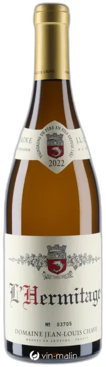 vue du vin Domaine Jean-Louis Chave l’Hermitage Blanc 2022