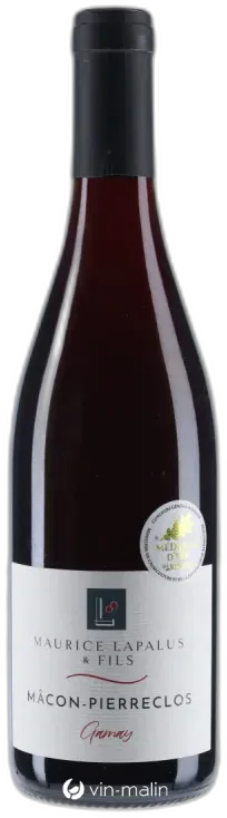 vue du vin Maurice Lapalus & Fils Mâcon-Pierreclos Gamay 2023