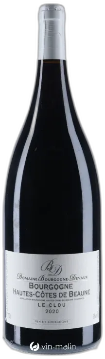 photo du vin Bourgogne-Devaux Bourgogne Hautes-Côtes de Beaune "le Clou" Rouge 2020 Magnum