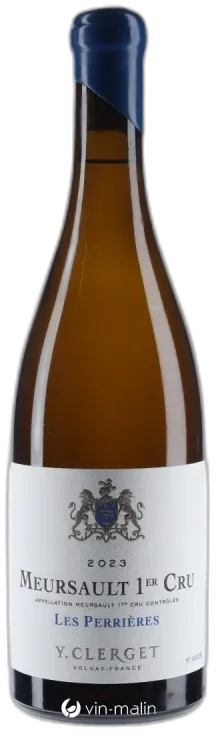 image du vin Yvon Clerget Meursault "les Perrières" Blanc 2023
