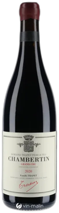 photos du vin Domaine Trapet Chambertin Grand Cru 2020