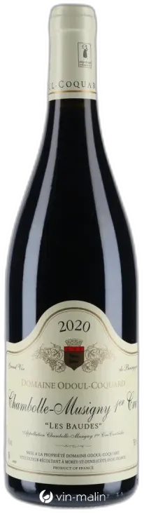 photo du vin Domaine Odoul-Coquard Chambolle-Musigny 1er Cru "les Baudes" 2020