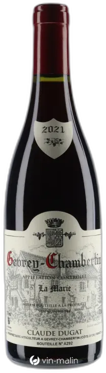 photo du vin Claude Dugat Gevrey-Chambertin "la Marie" 2021