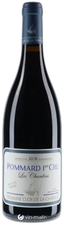 photo du vin Domaine Clos de la Chapelle Pommard 1er Cru "les Chanlins" Vieilles Vignes 2018