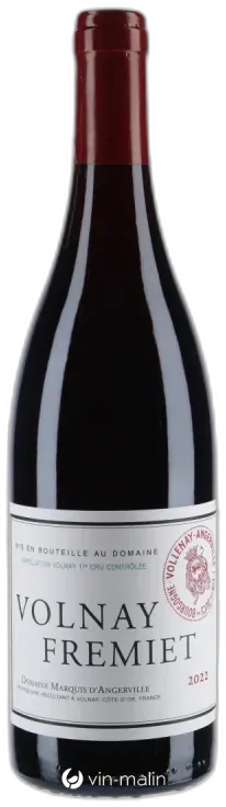 capture du vin Domaine Marquis d’Angerville Volnay 1er Cru "Fremiet" 2022