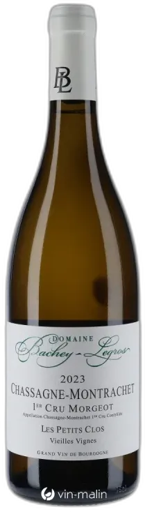 photo du vin Domaine Bachey-Legros Chassagne-Montrachet 1er Cru Morgeot "les Petit Clos" Vieilles Vignes 2023