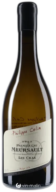 image du vin Domaine Philippe Colin Meursault 1er Cru "les Cras" 2023