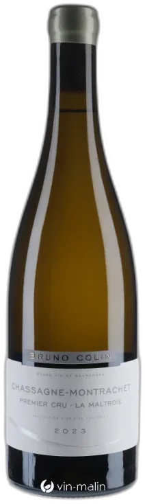image du vin Domaine Bruno Colin Chassagne-Montrachet 1 er Cru "la Maltroie" 2023