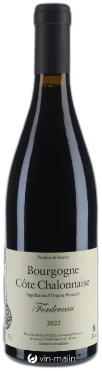photo du vin la Grange Aux Sources Bourgogne Côte Chalonnaise "Fordeveau" 2022
