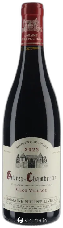 photo du vin Philippe Livera Gevrey-Chambertin "Clos Village" 2022