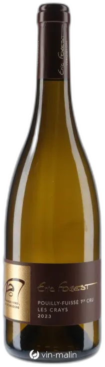 vue du vin Eric Forest Pouilly-Fuissé 1er Cru "les Crays" Blanc 2023