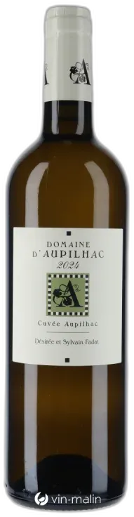 capture du vin Domaine d’Aupilhac Cuvée Aupilhac Blanc 2024
