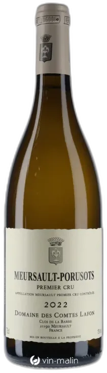 photo du vin Domaine des Comtes Lafon Meursault 1er Cru "Porusot" 2022