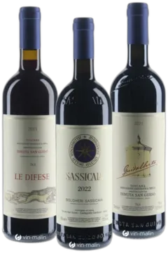 photo du vin Vins "Trilogie Tenuta San Guido"