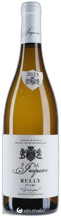 photo du vin p & m Jacqueson Rully 1er Cru "Gresigny" 2023