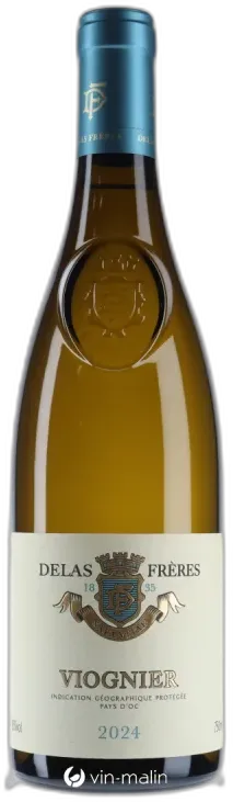 vue du vin Delas Frères Igp Pays d’oc "Viognier" 2024