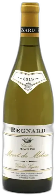 capture du vin Chablis 1er Cru Mont de Milieu 2018 Maison Régnard