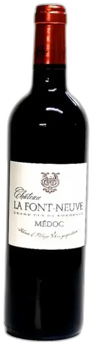 vue du vin la Font Neuve Médoc
